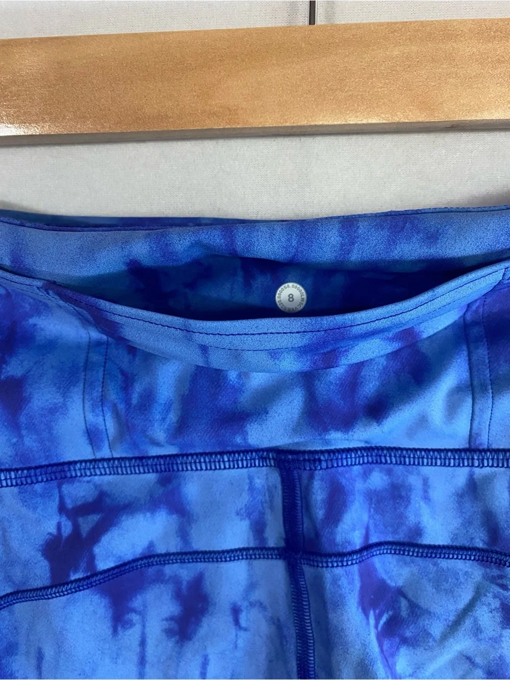Lululemon Women’s Fast Free Tight II Game Day Blue Multi Reflective Size 8